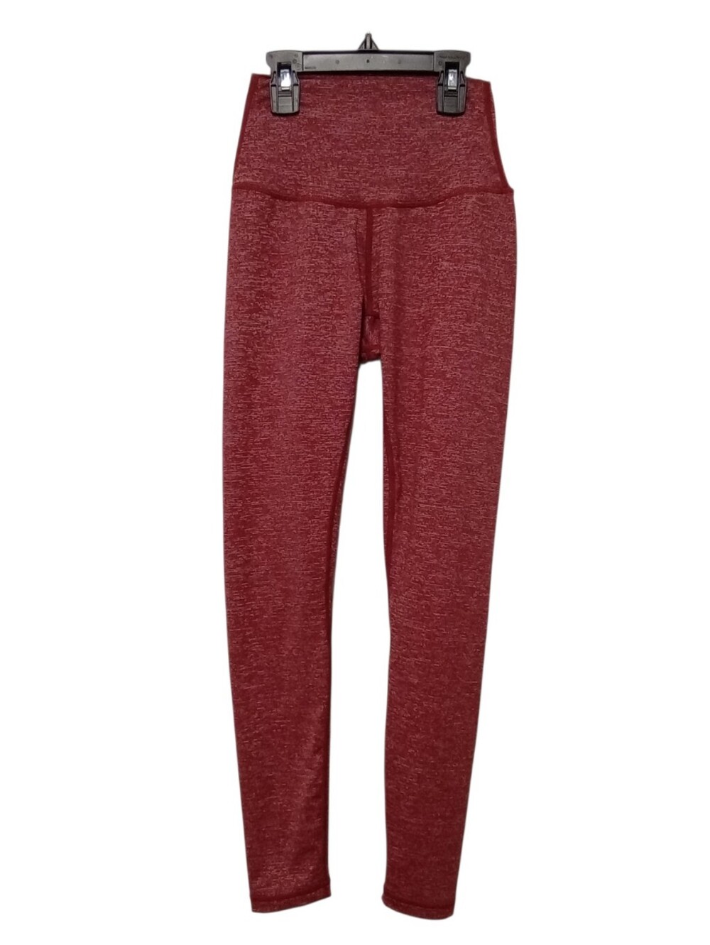 Born Primitive Leggings Women's XS Heathered Burgundy High Rise Athletic Pocket